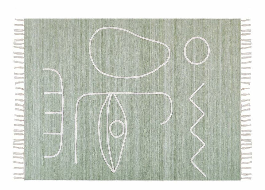 Koberec 140 x 200 cm Yavie (zelená)