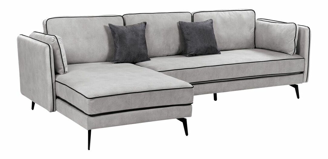 Rohová sedacia súprava Askel (sivá) (P)