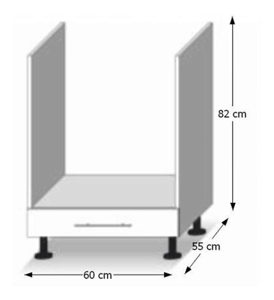 Donji kuhinjski ormarić za pećnicu Lilouse D 60 ku 