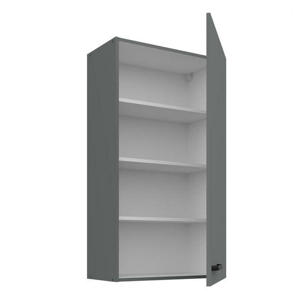 Dulap superior de bucătărie Nesia 60 G-108 1F (Cadru: antracit + front: antracit)