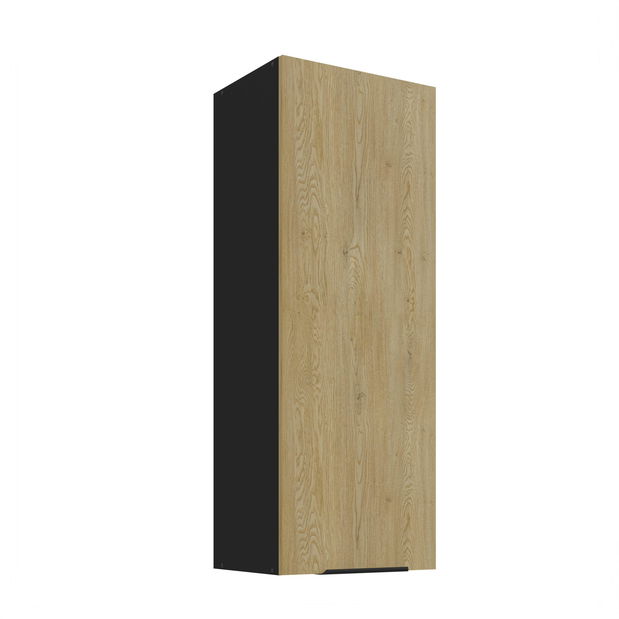 Gornji kuhinjski ormarić Carminia 40 G-108 1F (hrast cremona + crna)