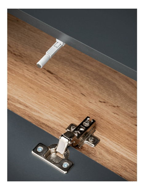 Obývacia stena Siluett (antracit + dub wotan) (s LED osvetlením)