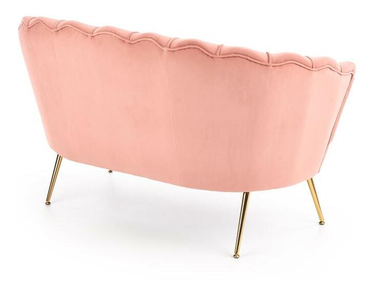 Kanapé Altha XL (rózsaszín + arany)