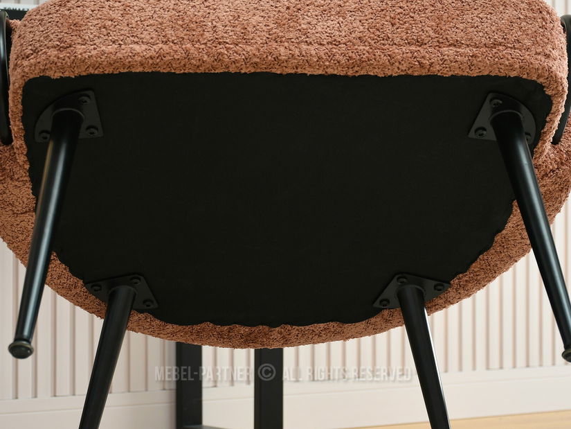 Fotel Carma F (réz + fekete)