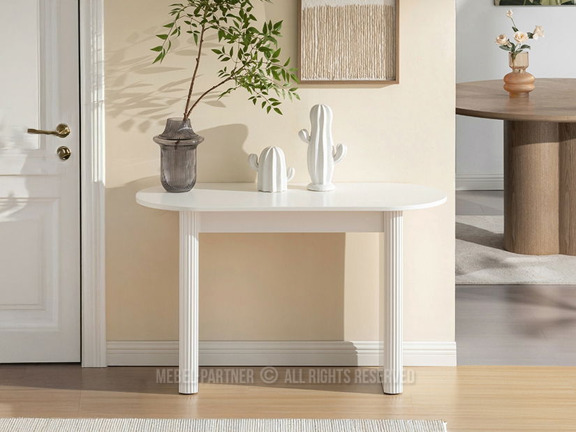 Măsuță consolă Agawes (alb)