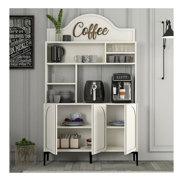 Bufet Lyantela 120 (crem + negru)