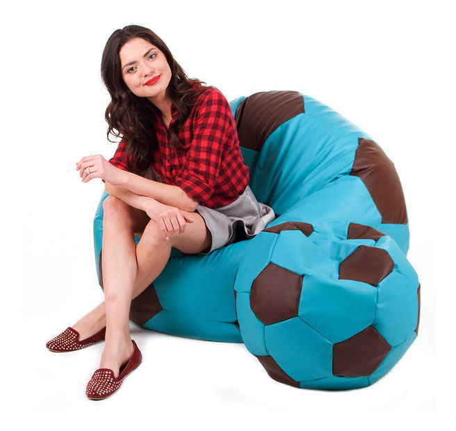 Fotoliu puf Futbal XXXL+L (ES 23 + ES 10)