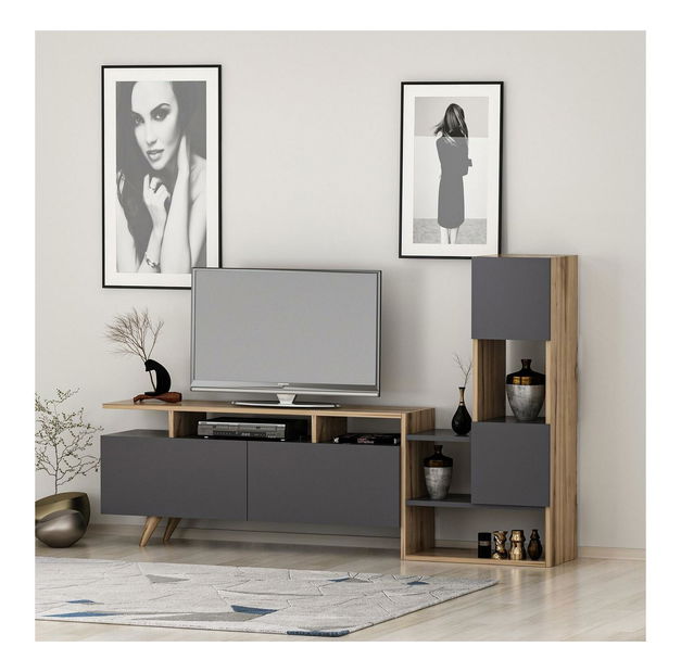 Nappali fal Patovi 2 (dió + antracit) 