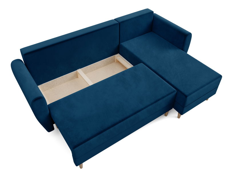 Sarokkanapé Paladio (kék) (J)