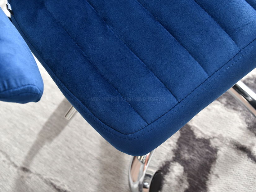 Stolica Merylyn (mornarsko plava + krom)