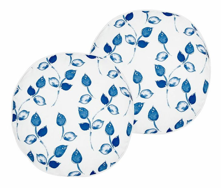 Set 2 buc perne decorative ⌀ 40 cm Torbo (alb)