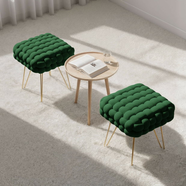 Taburete Doliana (verde închis)