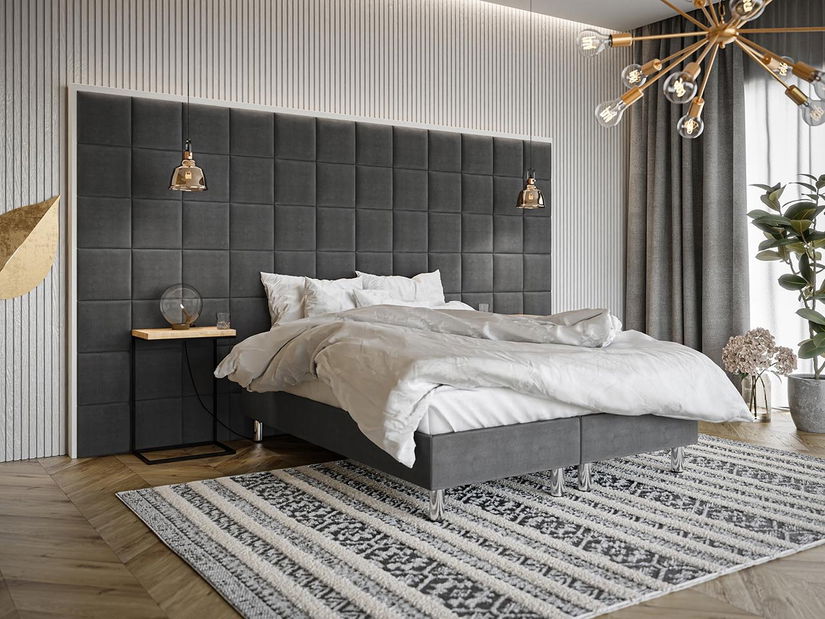 Panou tapițat (5 buc.) Pag 40x30 cm (negru) *vânzare