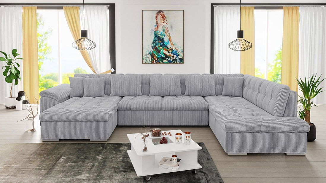 Kutna garnitura U Talia (svijetlosiva)