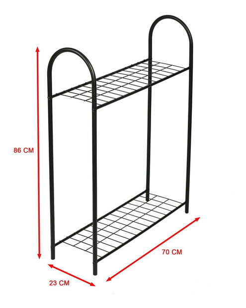 Suport decorativ pentru ghiveci Kobade (negru) 