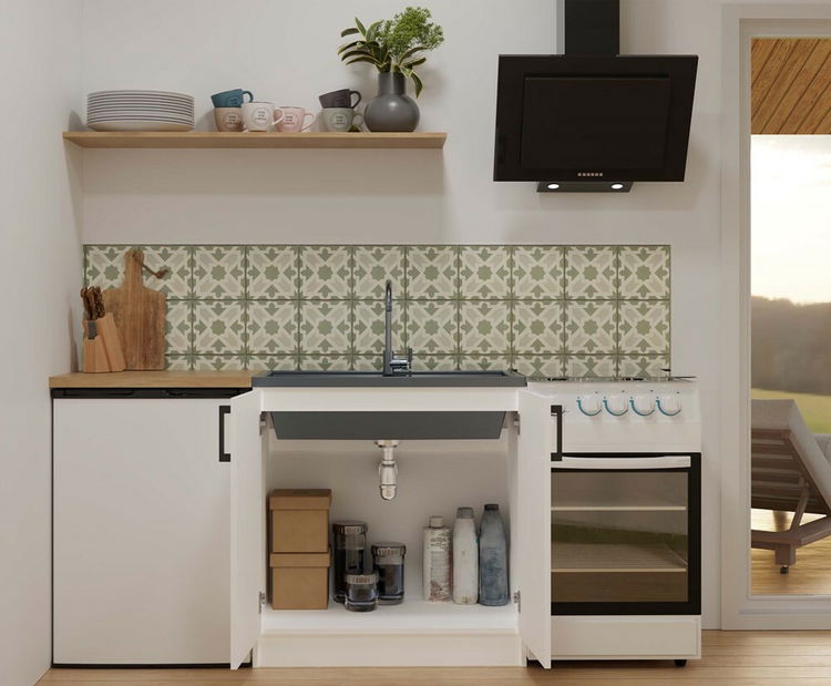 Dulap inferior de bucătărie Katiossa 1 (alb)