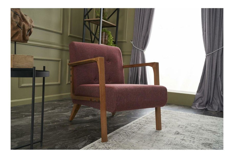 Fotel Kramer K (sötétpiros)