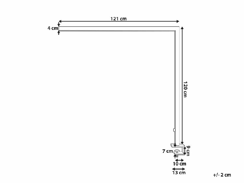 Stolna lampa Vagus (crna) 