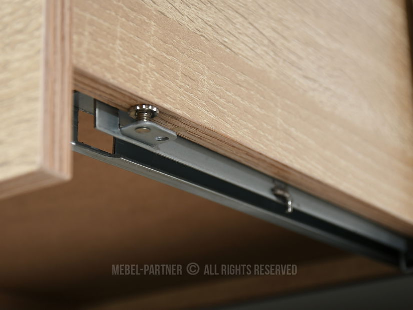 Noptieră Soren Ns (sonoma + alb)