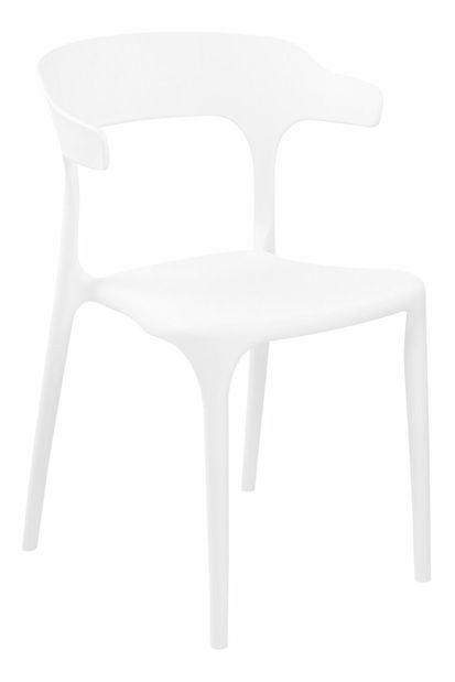 Set 4 ks jedálenských stoličiek Gerry (biela)