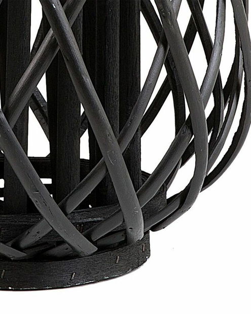 Felinar MAURI 30 cm (lemn) (negru)