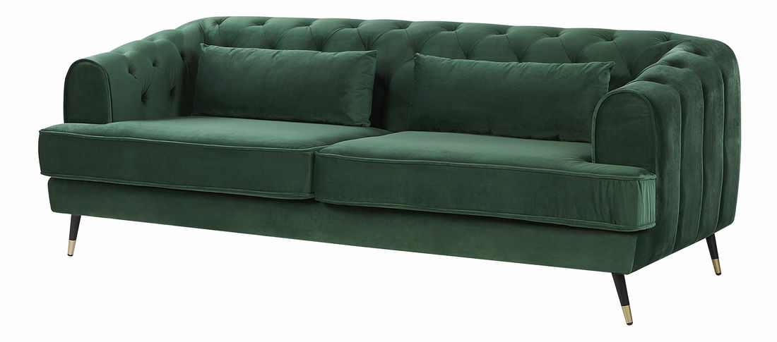 Canapea trei locuri SALETA (verde închis)