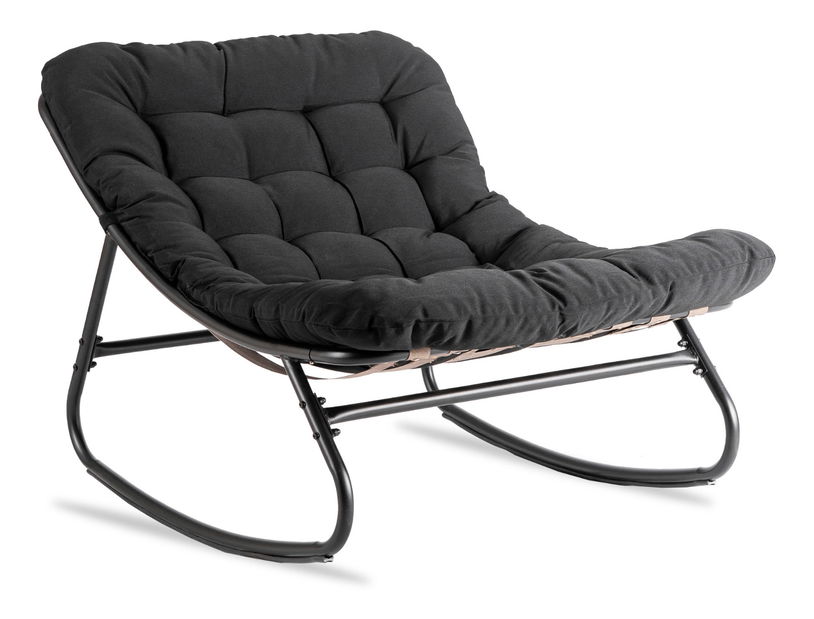 Fotoliu balansoar Aures (negru) 