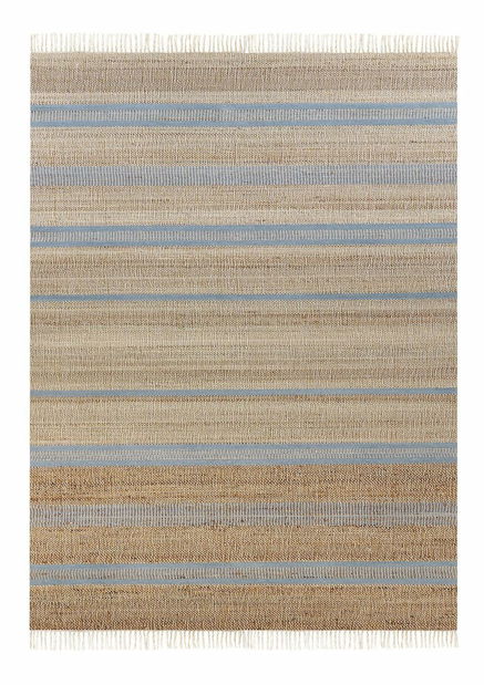 Koberec 160 x 300 cm Tally (béžová + modrá)