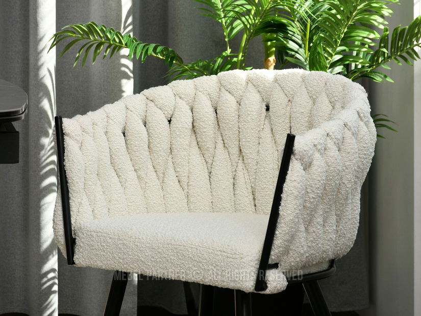 Stolička Roza (krémová + čierna)