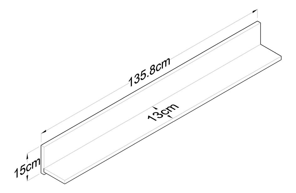 Polička Ema 2 (orech)