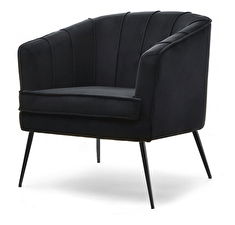Fotoliu Etimee F (negru + auriu)