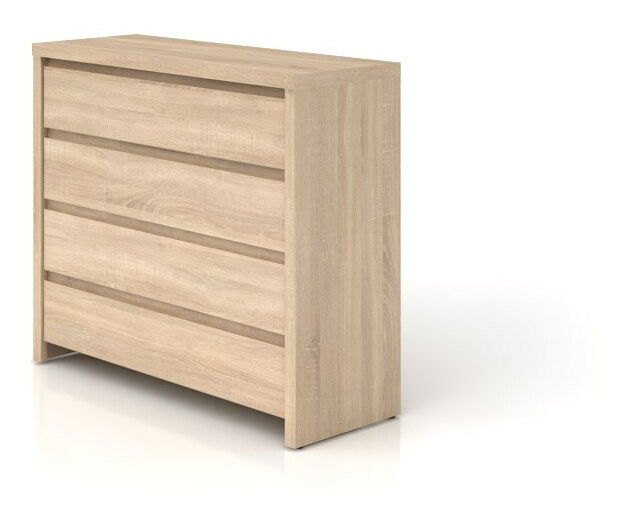 Comodă Kaspian KOM4S (Stejar sonoma)