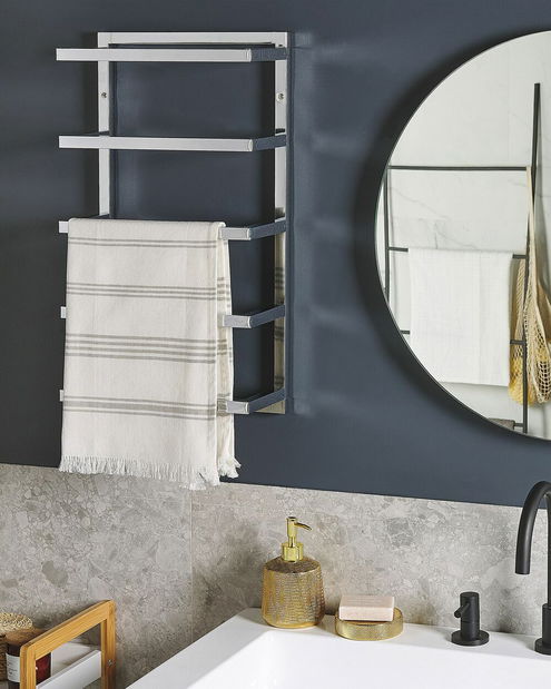 Stojan na uterák Carline (strieborná)