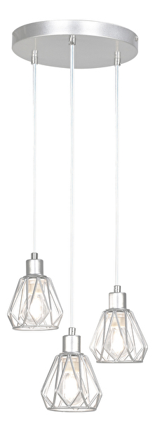 Függő lampa Oakley Typ 1 (ezüst)