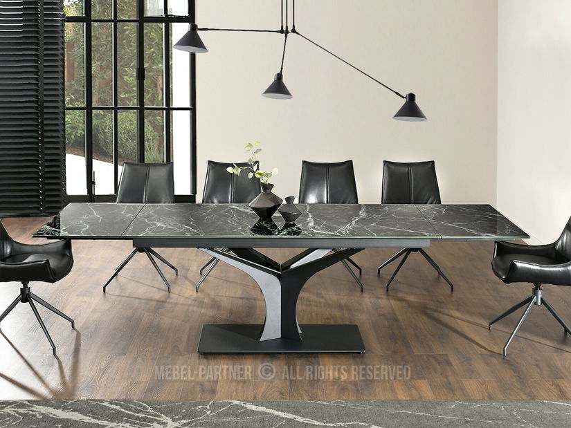 Masă sufragerie Entornaban (verde + negru)