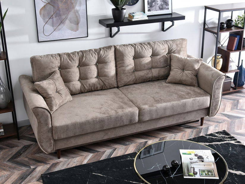 Kétszemélyes kanapé Lirica (bézs)