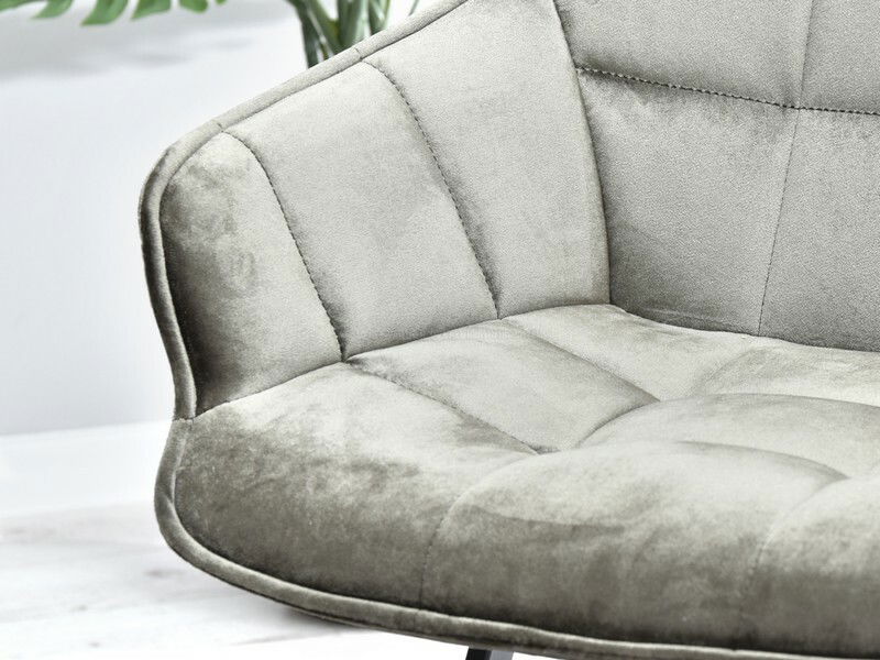 Szék Aranbura (szürke metál + ​​fekete)