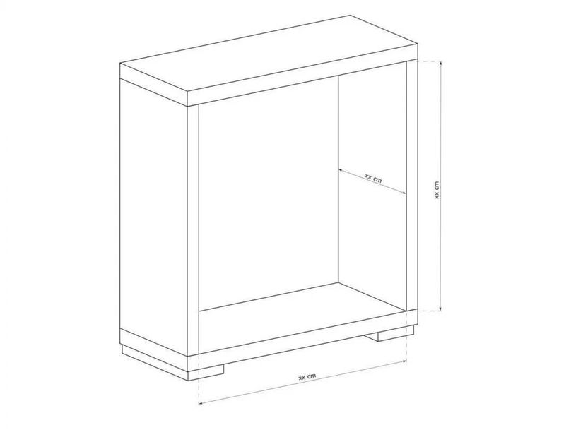 Komód Vega 01 (sötét santana tölgy)