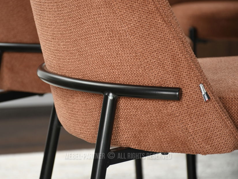 Scaun Ella (cupru + negru)