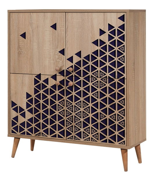 Dulap Maluxe 123 (Stejar sonoma)