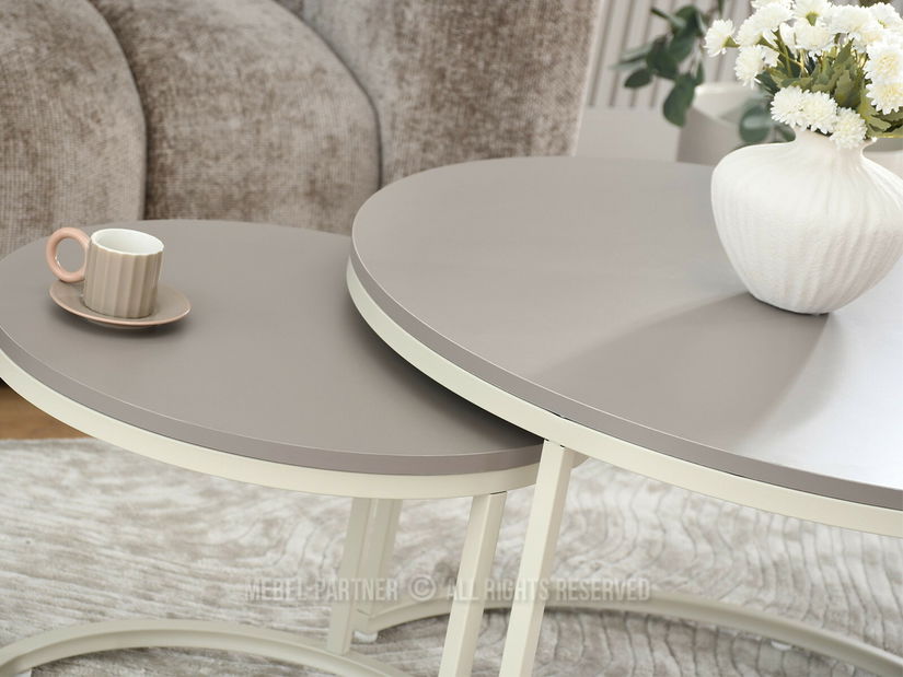 Măsuță de cafea Krael (bej + crem)