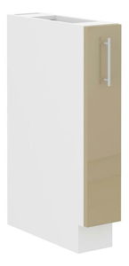 Dolná kuchynská skrinka Lavera 15 D CARGO BB (korpus: biela + front: lesk cappucino)