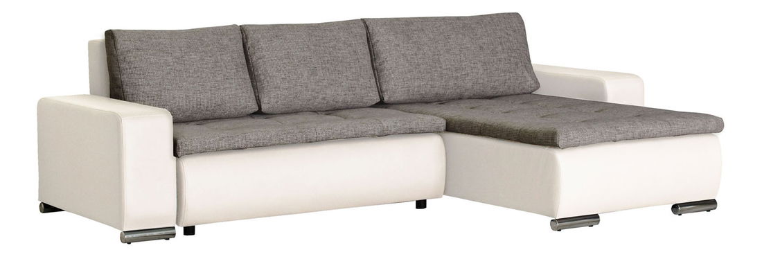 Rohová sedačka BRW MONTANA LUX 3DL.URC biela (L/P)