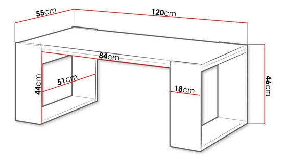 Stolić za kavu Elexia (wotan + antracit)