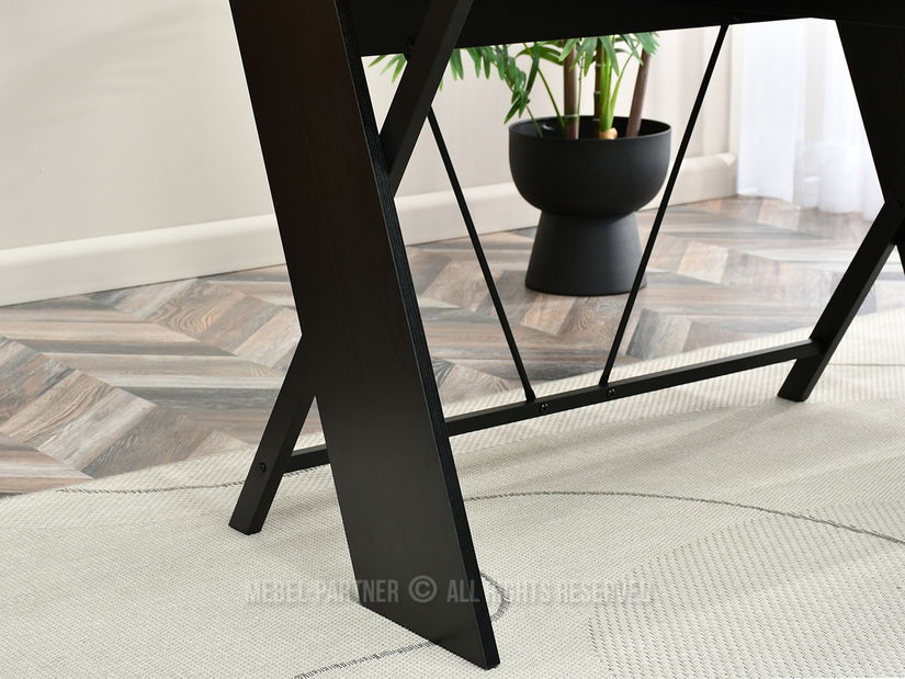 PC stolić Aspart (crni hrast + crna)