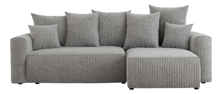 Rohová sedačka Denia (P) (svetlosivá)