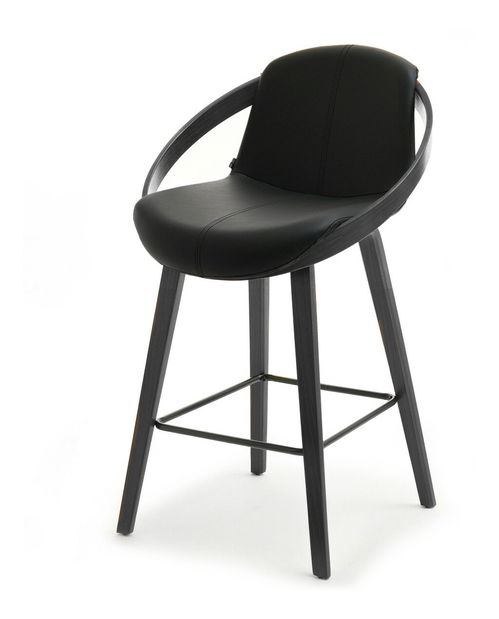 Scaun bar Lageze (negru)