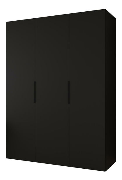 Dulap de haine 150 cm Mirabella 1 (Negru + Negru)