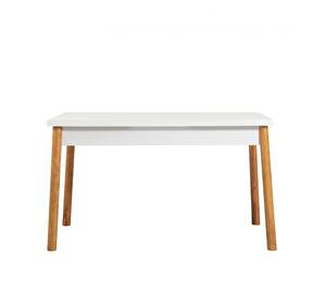 Blagovaonski stol Bimuvo 2 (bijela + atlantski bor) (za 4 osobe)