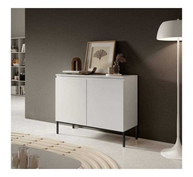 Ormarić Bennasi B2 (bijela + crna)